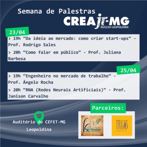 CREA programação